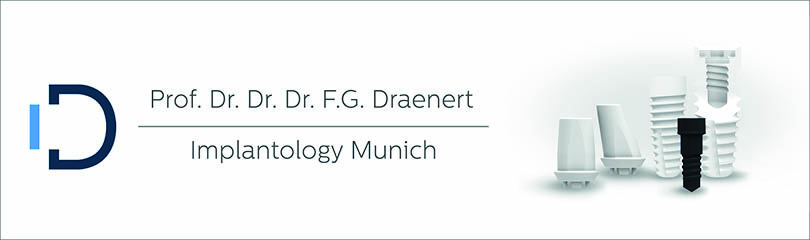 Logo Dr. Prof. Draenert mit Bild Implantatfamilie ZERAMEX®