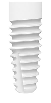 zeramex_implantatsystem_xt_chirurgie_implantat_207x413px Systembild ZERAMEX® XT Implantat in weiss