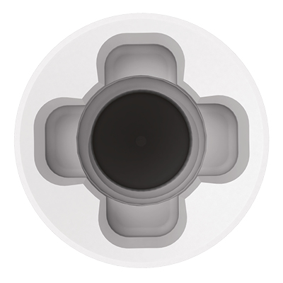 Zeramex XT implant en zircone top