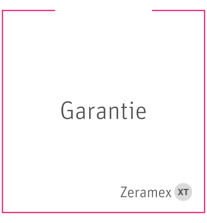 Zeramex® Garantie