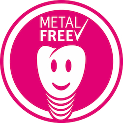 Logo ZERAMEX® metal free in pink und weiss