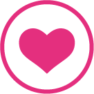ZERAMEX® Logo pinkes Herz